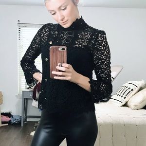 Zara Lace Crochet Top